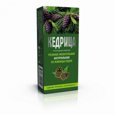 Смолка кедровая "Кедрица", блистер 0,8г №4