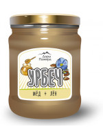 "Медолен", сладкий урбеч (мед + белый лён), 200г