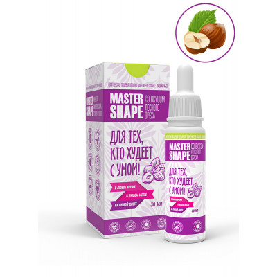 Master Shape №29, жидкий сахарозаменитель со вкусом "Лесной орех", 30мл