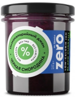 Джем низкокалорийный ZERO Черная смородина, 270 г Джем низкокалорийный ZERO Черная смородина, 270 г
