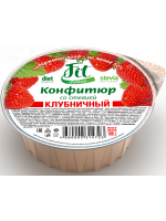 Конфитюр клубничный со стевией, FitDelice, 100 г