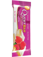 Протеиновый батончик White Chocolate Raspberry Малина в белом шоколаде, Questbar, 60 г Протеиновый батончик White Chocolate Raspberry Малина в белом шоколаде, Questbar, 60 г