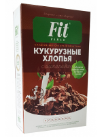 Кукурузные хлопья "Шоколад" со стевией, ФитПарад, 200 г Кукурузные хлопья "Шоколад" со стевией, ФитПарад, 200 г