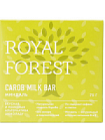Шоколад из кэроба с миндалем, Royal Forest, 75 г