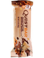 Протеиновый батончик (двухслойный) Peanut Butter Brownie Smash, QuestBar, 60 г