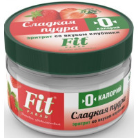 Сладкая пудра со вкусом Клубники "ФитПарад", Питэко, 160 г