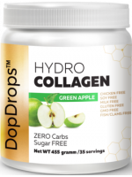 Гидролизованный коллаген Hydro Collagen Green apple, DopDrops, 455 г Гидролизованный коллаген Hydro Collagen Green apple, DopDrops, 455 г