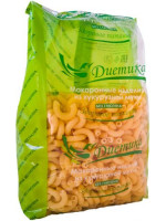 Кукурузные макароны Средний рожок, Диетика, 300 г